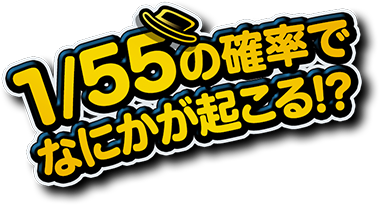 1/55の確率で何かが起こる!?